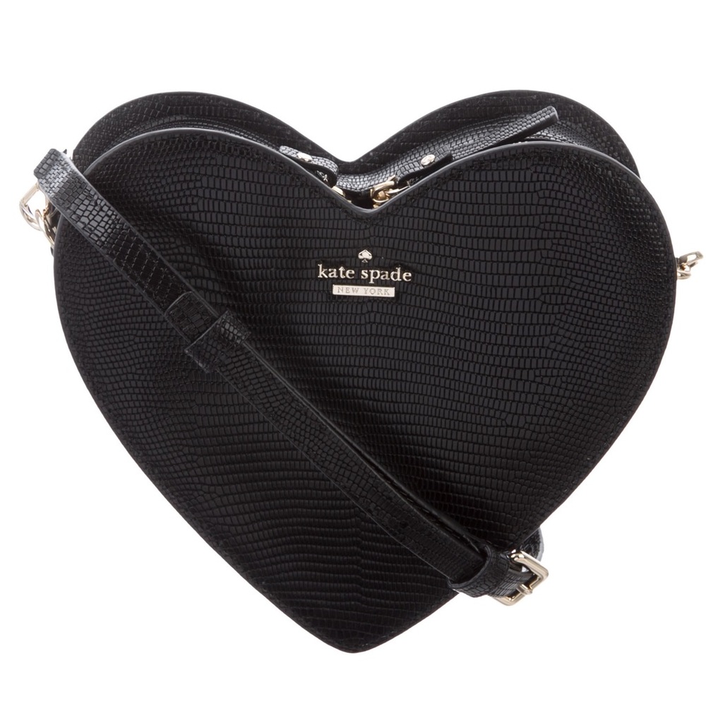 kate spade Black Heart Crossbody Bag - Picture 7 of 14